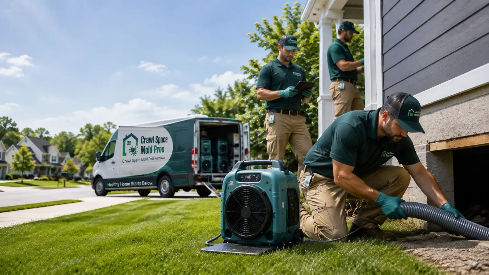 Crawl Space Mold Removal in Blue River, OR